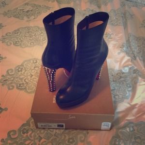 Taclou Spiked Heel Red Sole Bootie