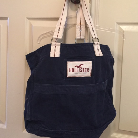 hollister canvas bag