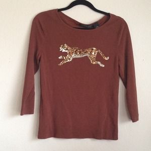 Sequined Animal Top