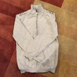 Boys Authentic  Burberry full zip cardigan