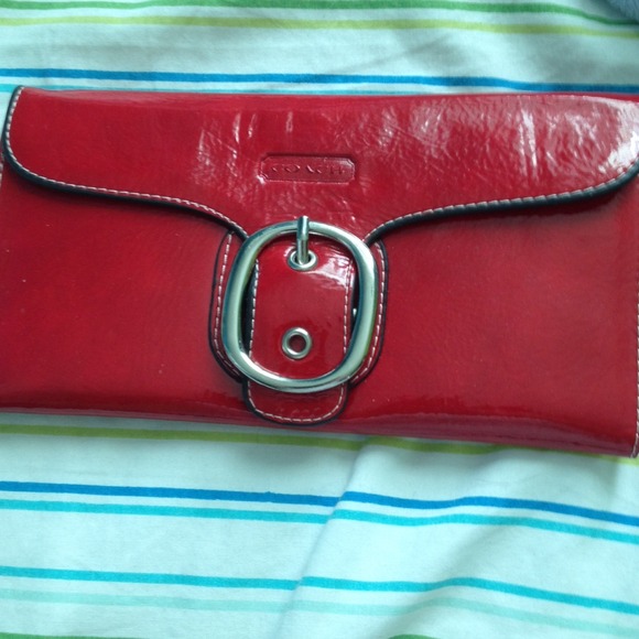 Red coach wallet!