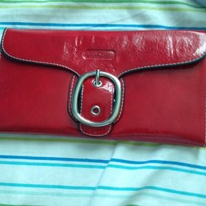 Red coach wallet!