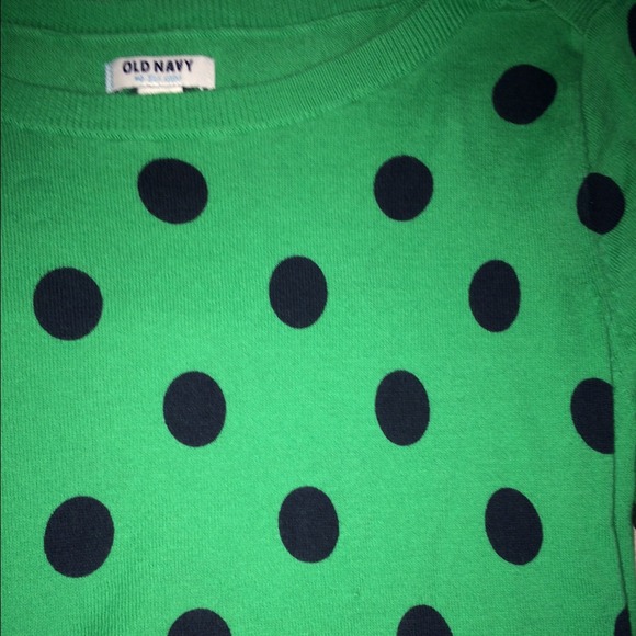 Turquoise and Navy Old Navy 3/4 sleeve - Picture 2 of 3