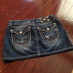 Miss Me Jean Skirt