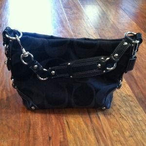 Classic black COACH bag