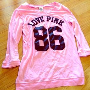 Vs PINK throw on shirt