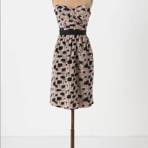 Anthropologie Dresses & Skirts - Anthropologie Blurred Shapes Dress Burlapp