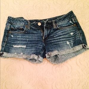 American Eagle Distressed Shorts