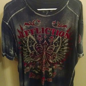 Mens Aflliction shirt.