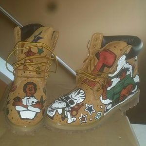 Custom made timberlands boots