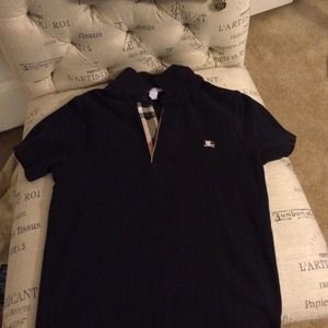 Boys Authentic Burberry polo