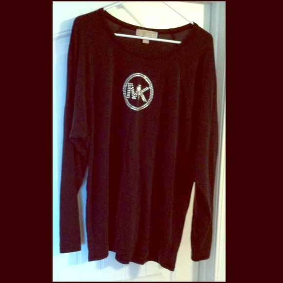 Black Michael by Michael Kors Long Sleeve Shirt