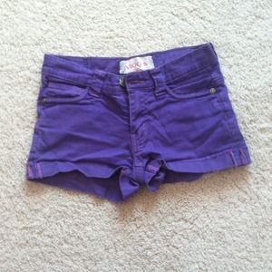 Purple shorts