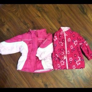 Size 2T winter jacket with zip out fleece.
