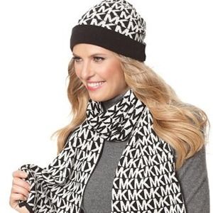 Michael Kors scarf and hat