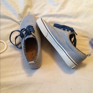 BRAND NEW NEVER WORN CANVAS PROJECT SHOES.