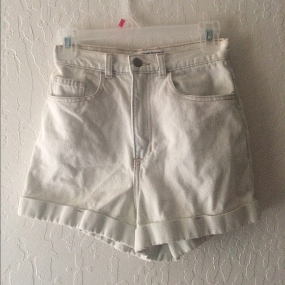 American Apparel High Waist Cuffed Shorts!