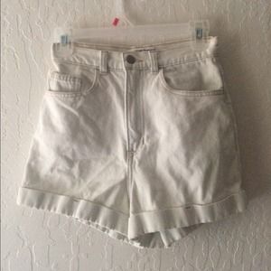 American Apparel High Waist Cuffed Shorts!