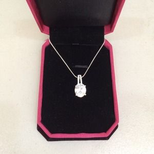 Faux Diamond Necklace