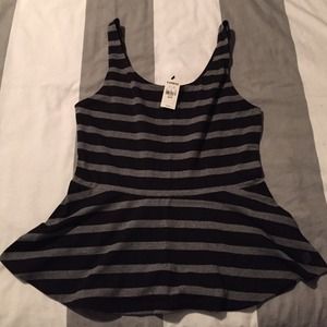 NWT Express peplum tank top