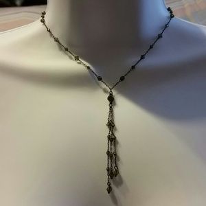 Green stone necklace