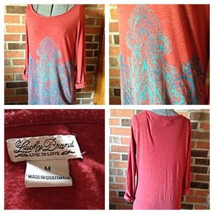 FLASH SALE Lucky Brand Printed Tunic M