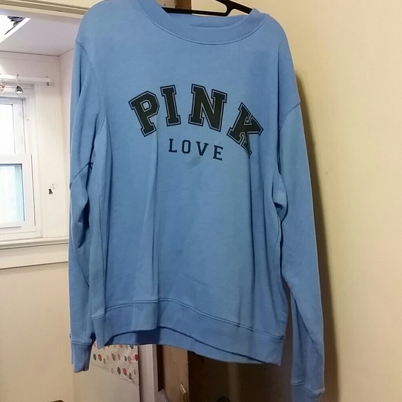 PINK Victoria's Secret Tops - Blue crewneck