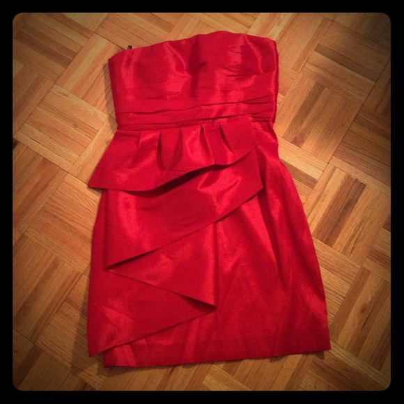 Calvin Klein tube top cocktail dress!