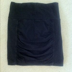 Black Free People Mini-Skirt