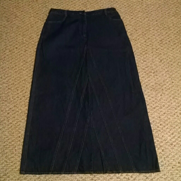 I.e. Dresses & Skirts - Long jean skirt