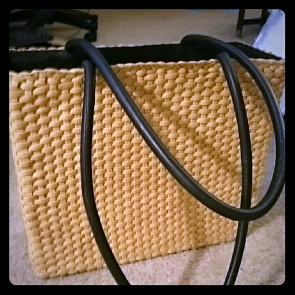 Giorgio Armani Straw Purse