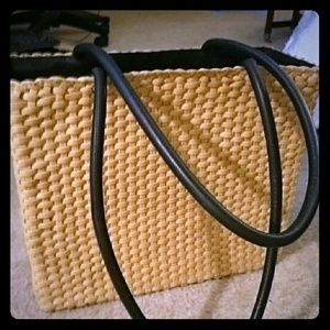 Giorgio Armani Straw Purse