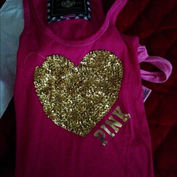 Victoria's secrets pink tank top