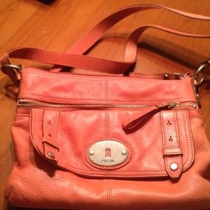 Salmon Leather Purse