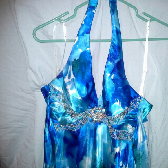 Masquerade Blue Prom Dress