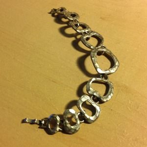 Vintage Lia Sophia silver tone bracelet.