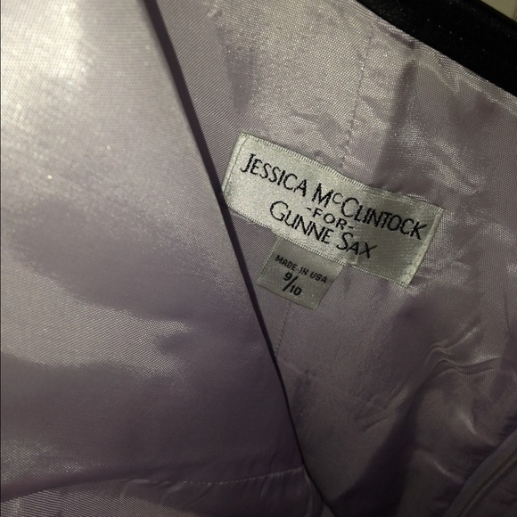 MUST GO Sparkly Flower Jessica McClintock Dress - Picture 3 of 4