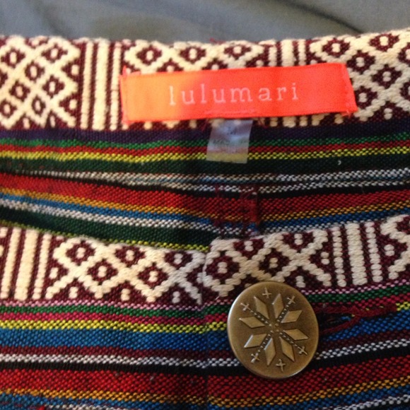 Aztec Print Shorts - Picture 2 of 4