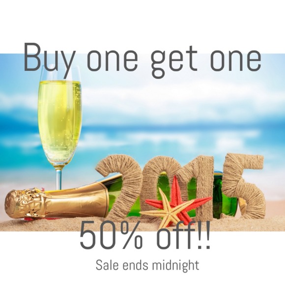 Buy any item in my closet and get 50% off another