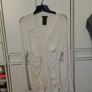 Grace Elements  Ivory Long Sleeved Shirt