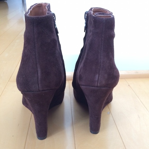 New Sam Edelman Wilma brown suede booties, 7.5 - Picture 3 of 4