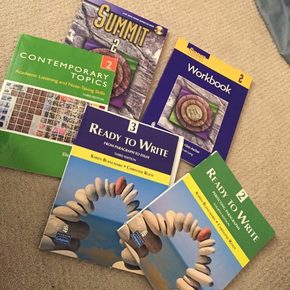 Five English as a second language books