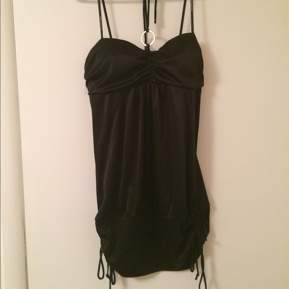 Black Rampage halter dress