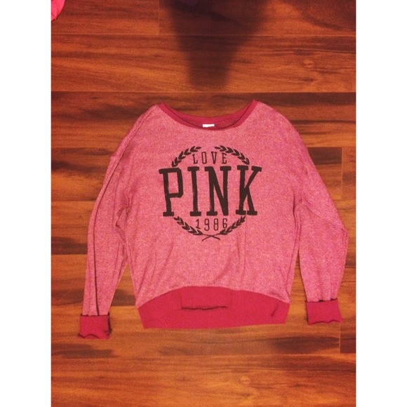 Pink crew neck
