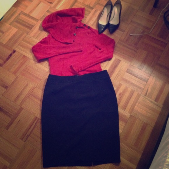 Thick collar turtleneck sweater - Picture 1 of 4