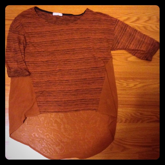 Fall colored sweater/shirt