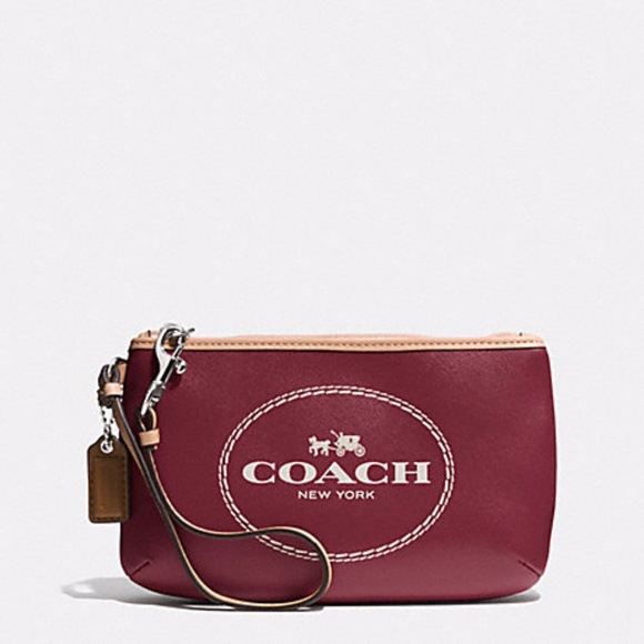 NWT {Coach} "Crimson" Wristlet - Picture 6 of 6