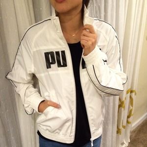 White Puma Track Jacket