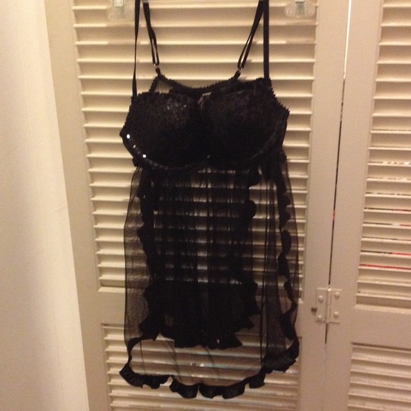 Sexy black teddy