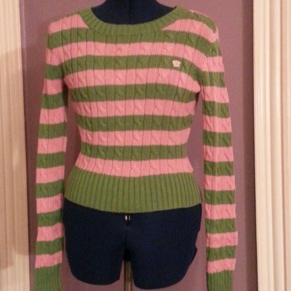 Aeropostale Sweaters - Aeropostale Pink and Green sweater
